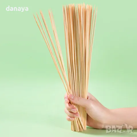 5531 Бамбукови шишчета за скара и барбекю, 2 мм, снимка 5 - Прибори за хранене, готвене и сервиране - 48433727