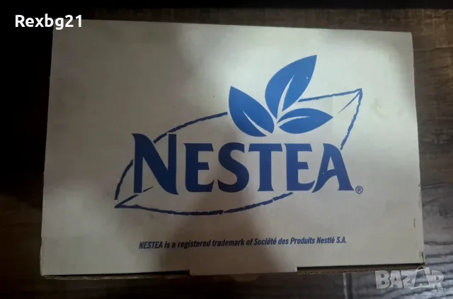 Комплект от 6 броя маркови стъклени чаши Nestea (0.3 l) в оригинална кутия