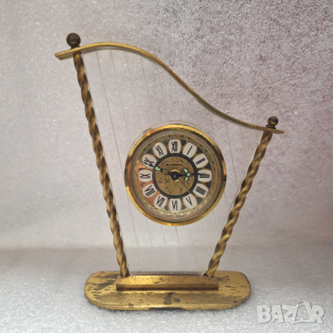 Рядък! Настолен механичен Часовник "BLESSING", WEST GERMANY, снимка 1 - Антикварни и старинни предмети - 44709007