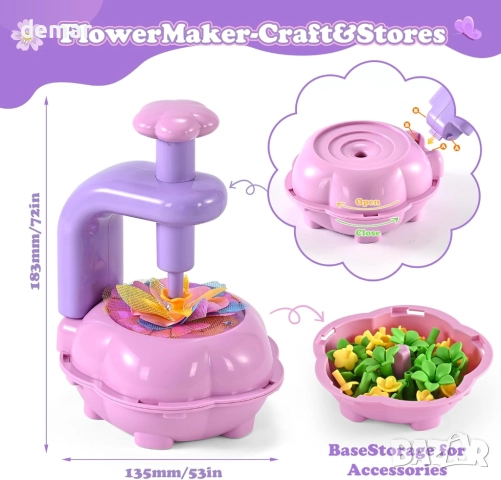 BlueSwan Направи си сам букети от плат с цветя за деца 4-12 години, снимка 10 - Образователни игри - 51769037