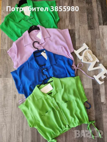 Дамска къса риза, снимка 1