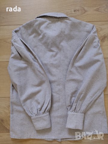 Елегантна бежова риза, снимка 3 - Ризи - 41495638