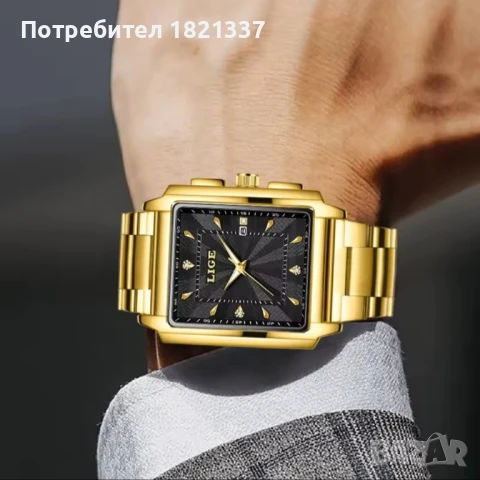 Стилен мъжки часовник LIGE, снимка 4 - Мъжки - 51379858