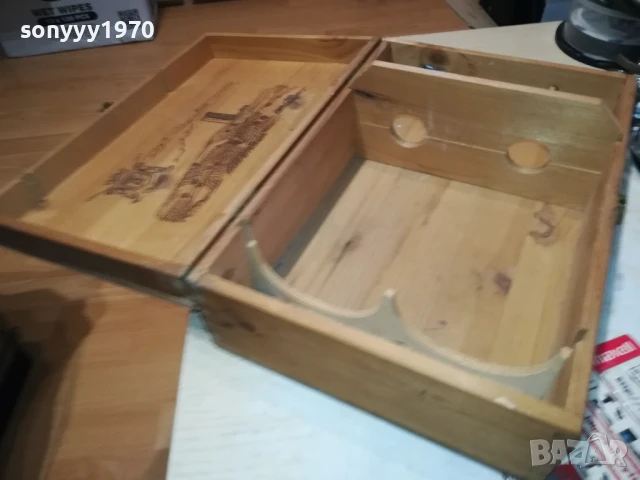 дървена кутия за колекция 31Х21Х11СМ 2507251316LCHERY, снимка 3 - Антикварни и старинни предмети - 51138906