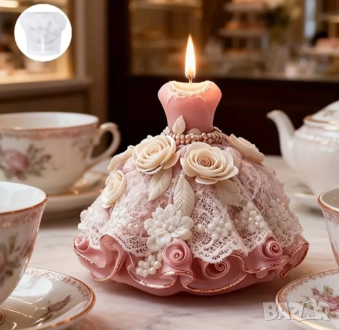 Молд сватбена/абитуриентска рокля , снимка 5 - Форми - 52072723