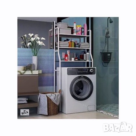 Нов Стелаж/етажерка над пералня8сушилня/тоалетна, ъглова етажерка за баня , снимка 9 - Етажерки - 40473202