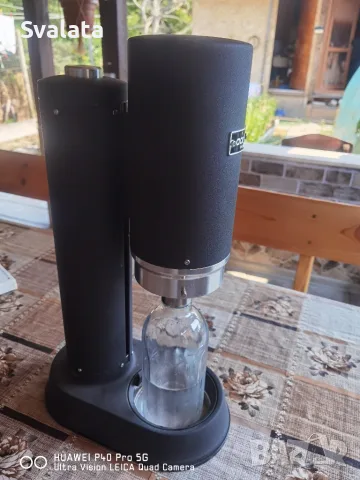Апарат за газиране Aarke, Carbonator Pro, 1л, матово черно покритие, снимка 3 - Други стоки за дома - 56049015