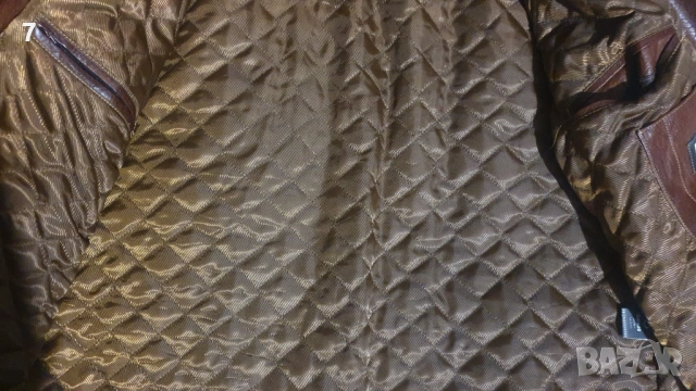 Кафяво , мъжко кожено яке Dicano , снимка 7 - Якета - 53421890