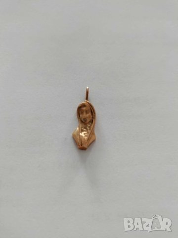 златна висулка Богородица 49228-1, снимка 1 - Колиета, медальони, синджири - 41440488