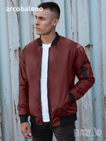 Мъжко бомбър яке, 4цвята , снимка 12 - Якета - 48682977