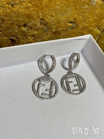 обеци louis vuitton chanel Bvlgari christian dior fendi , снимка 6 - Обеци - 50653301