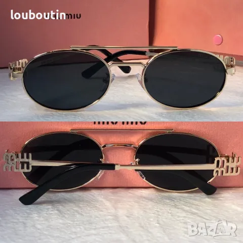 Miu 2024 дамски слънчеви очила елипса овални кръгли 4 цвята, снимка 6 - Слънчеви и диоптрични очила - 47681503