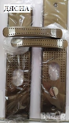 Дръжки и патрон за китайска входна врата, снимка 5 - Входни врати - 41185689