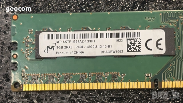 8GB (1x8GB) DDR3L Micron (PC3L-14900U,CL-11,1866Mhz), снимка 2 - RAM памет - 53409759