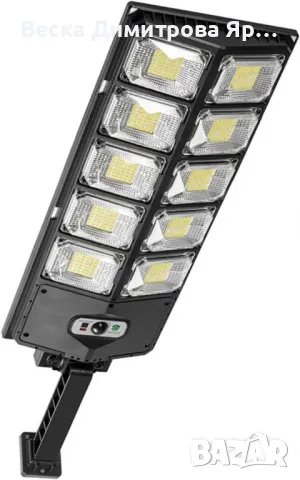 Соларна лампа W789B-5 – Мощно и ефективно LED осветление, снимка 3 - Соларни лампи - 49171401
