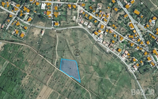 Парцел с ПУП за 7 къщички в с. Кошарица