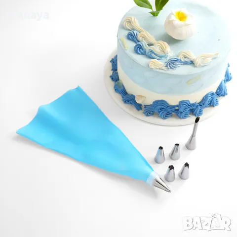 5743 Сладкарски комплект за декорация и пълнеж на сладки, 11 части, снимка 7 - Аксесоари за кухня - 49247932