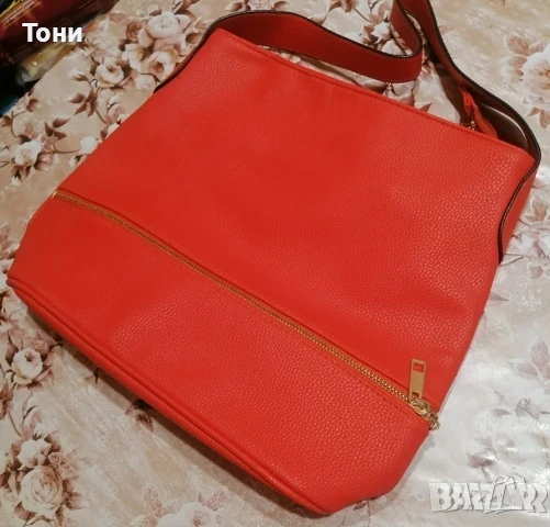 Нова Кожена Красива Дамска Чанта , снимка 6 - Чанти - 50691006
