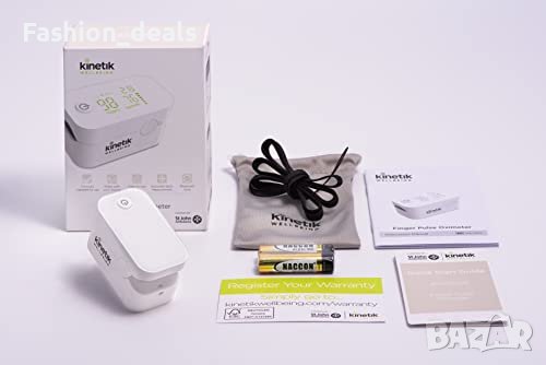 Нов Интелигентен пръстов пулсов оксиметър/Kinetik Wellbeing, снимка 6 - Други - 41432476
