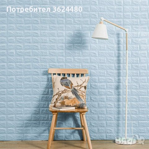 Самозалепващи сини тапети 3D , снимка 10 - Други стоки за дома - 40659696