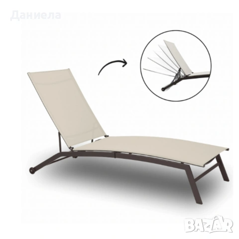 Шезлонг с регулируема облегалка - стил и гарантиран комфорт, снимка 11 - Градински мебели, декорация  - 53833338