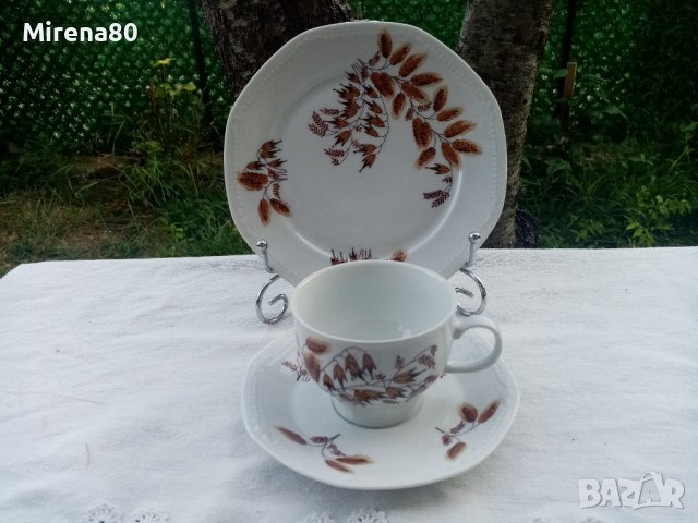 * Mitterteich Bavaria * - старинен сервиз житен клас, снимка 12 - Сервизи - 41768938