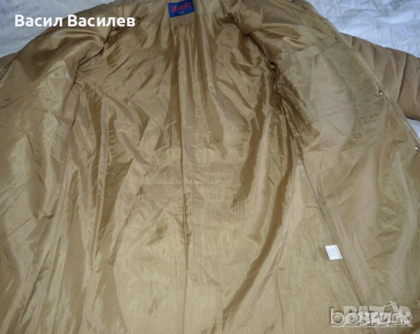 Martex дамско дълго яке шушляково бежово, снимка 4 - Якета - 51931187