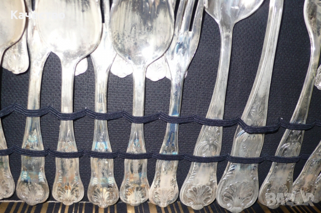 Посребрени прибори , снимка 10 - Прибори за хранене, готвене и сервиране - 36028124