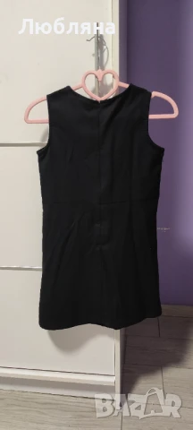 Черна Рокля С Панделка, снимка 2 - Детски рокли и поли - 51160165