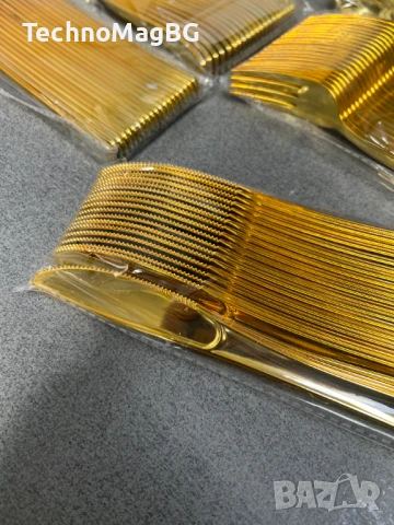 Nkaiso – Комплект златни прибори за многократна употреба, 120 части, снимка 3 - Прибори за хранене, готвене и сервиране - 51397171