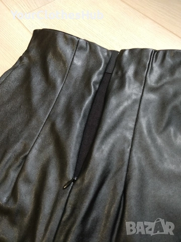 Крем от рози XS size Дамска кожена пола, снимка 7 - Поли - 53283105