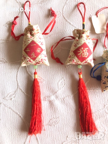 Китайски фън шуй висулки, талисмани за късмет, с или без пискюл, за дома, колата или подарък, нови, снимка 4 - Други - 53300203