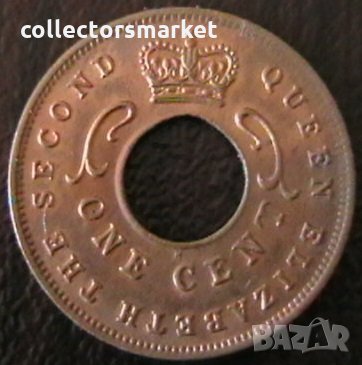 1 цент 1962, Източна Африка, снимка 2 - Нумизматика и бонистика - 21280963