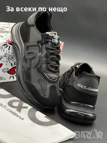 Dolce&Gabbana Мъжки Черни Маратонки👟Мъжки Спортни Обувки Долче И Габана Код E1124