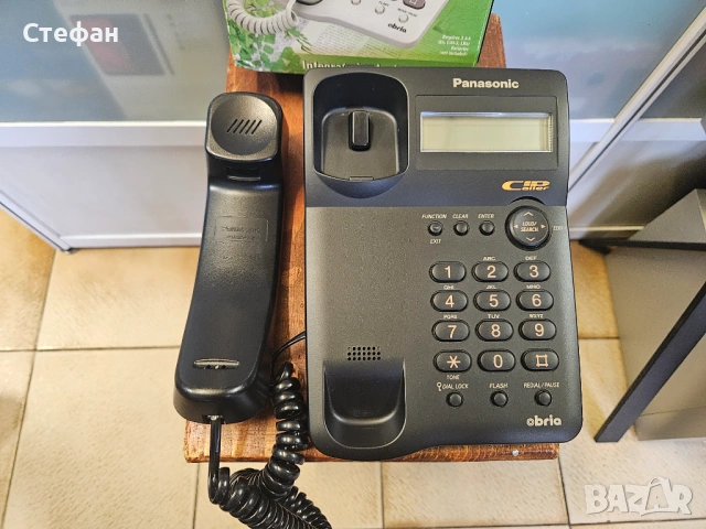 Стационарен телефон Panasonic KX-TSC10MXB В отлично техническо и визуално състояние., снимка 6 - Стационарни телефони и факсове - 51961218