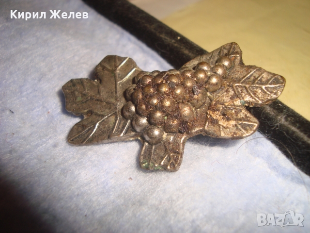 ПОСРЕБРЕНА ФЛОРАЛНА ВИНТИДЖ АРТ АПЛИКАЦИЯ 26109, снимка 4 - Други - 36064064