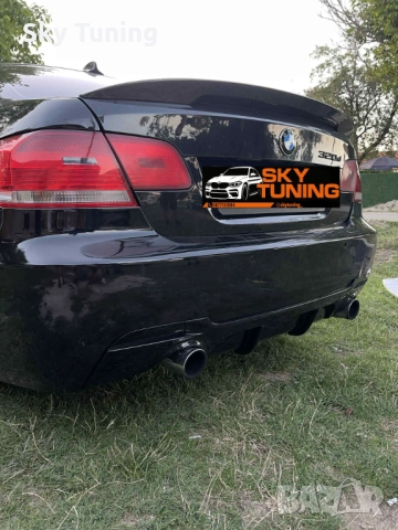 Дифузьор за бмв е92 / добавка за задна броня бмв е92 / bmw e92 с щипки, снимка 7 - Аксесоари и консумативи - 51814145