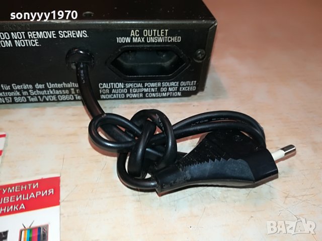 TECHNICS SH-E4 EQUALIZER-MADE IN JAPAN 2411221815, снимка 18 - Ресийвъри, усилватели, смесителни пултове - 38786738