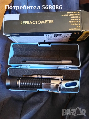  рефрактометър за алкохол и др., снимка 2 - Уреди за диагностика - 51889765