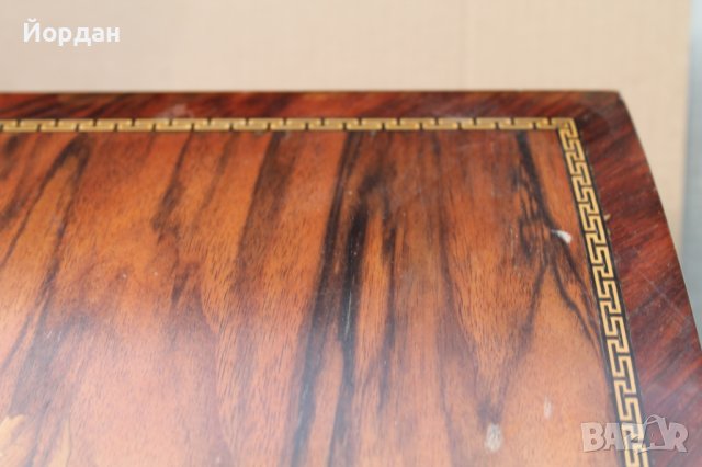 Кутия за часовници дърво интарзия, снимка 13 - Антикварни и старинни предмети - 42357154