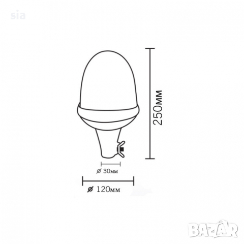Сигнална лампа 60 диода - 9-30V, снимка 4 - Аксесоари и консумативи - 29693021