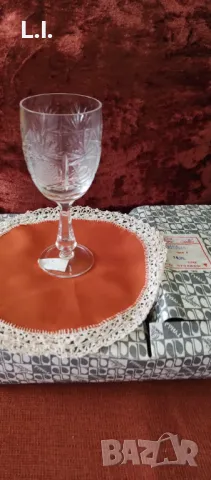 Български кристален сервиз за вино 