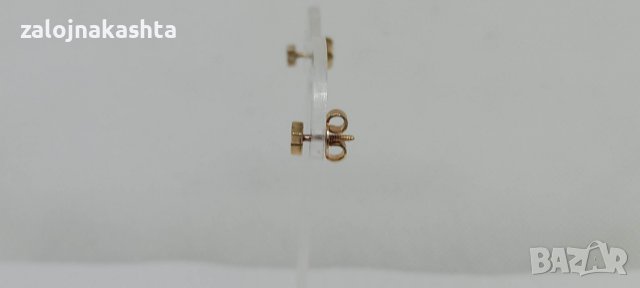 Златни обеци-1,63гр/14кр, снимка 4 - Обеци - 39058455