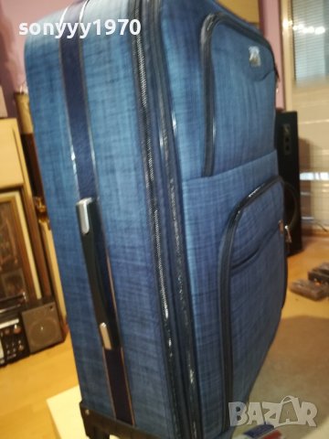 ТРИ КУФАРА В СИН ИЛИ ЧЕРВЕН ДЕНИМ 2608231707, снимка 7 - Куфари - 41974193