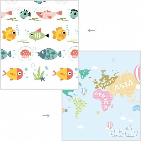 Килимче за игра двулицево от XPE пяна 1.80м х 2.00м, снимка 4 - Други - 39216158