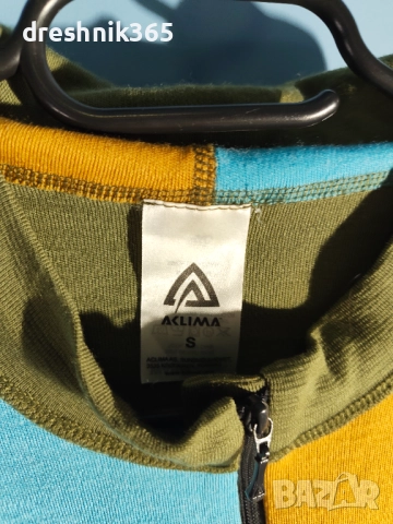 ACLIMA Мерино Блуза с боне Мъжко/S, снимка 3 - Блузи - 51491466