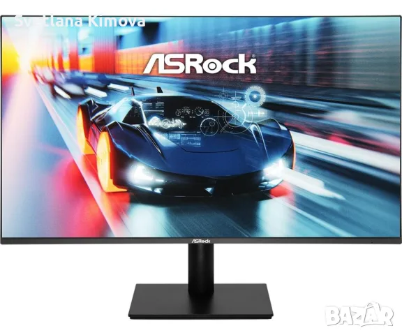 Геймърски монитор Asrock CL25FFА 24.5", FHD (1920 x 1080), IPS, 120 Hz, 1ms, FreeSync, Черен