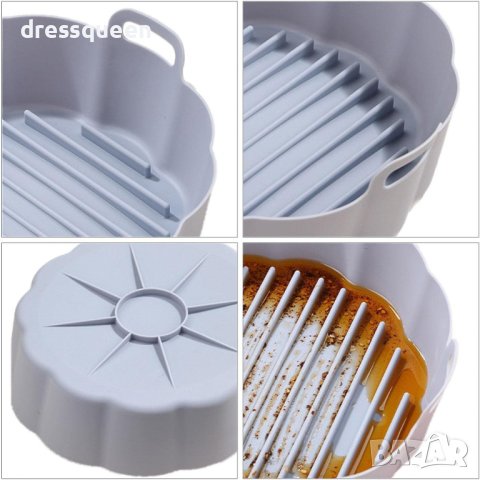 Малка силиконова форма за еър фрайър 4087, снимка 11 - Други стоки за дома - 41954992