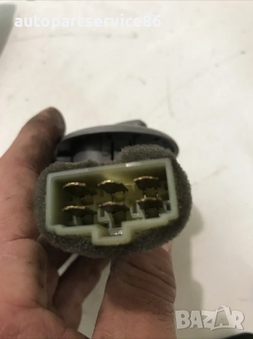 Бутон за регулиране на скоростта на вентилатора LHD за KIA Sedona 2.9 CRDi (2002–2006), снимка 2 - Части - 53286272