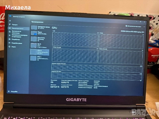Геймърски лаптоп gaming laptop GIGABYTE G5, снимка 2 - Лаптопи за игри - 52656696